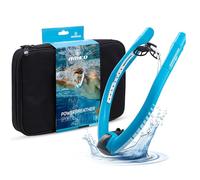 POWERBREATHER AMEO Sport - Dispositivo di Allenamento respiratorio per Piscina con Il 100% di Aria Fresca per Adulti e Bambini - Set da Snorkeling con Sistema a valvola Intelligente e respirazione