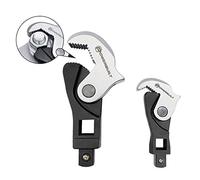 Powerbuilt 240274 - Set di chiavi a rombo con meccanismo a molla, regolabile, regolazione automatica della dimensione, chiave universale, chiave autoregolante, impugnatura