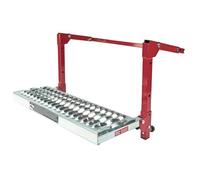 Powerbuilt Heavy Duty Tire Step for Truck, SUV, Non-Slip Steel Surface, Adjustable to Fit Tire, Fold Flat for Storage - 647596 Large, Black