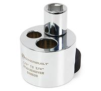 Powerbuilt Utensile per estrattori di perni, Rimuovere Dadi da 1/4" a 3/4", perni rotti o bloccati, bulloni danneggiati per Presa - 648639, Argento