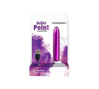 PowerBullet Bullet Point Vibrator 10 Functions Purple