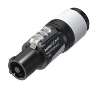 Powercon Bloccaggio Presa, Potenza Fuori , Grigio, 3 Palo, 6mm - 12mm -