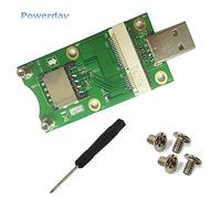 Powerday® - Adattatore da mini PCI-E a USB, con alloggiamento per scheda SIM per modulo WWAN/LTE