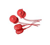 PowerDot 2.0 Duo Red - Dispositivo TENS Intelligente - Elettrostimolatore Muscolare Wireless Controllato con App - Accelera il Recupero, Migliora la Forza, Allevia il Dolore (Rosso)