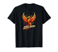Powered By Ancient Myths Phoenix Fire Bird Maglietta
