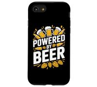 Powered By Beer Hops Mug Bottiglie Fun Custodia per iPhone SE (2020) / 7/8