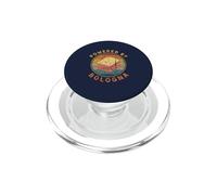 Powered By Bologna Sandwich Divertente Baloney Foodie Costume PopSockets PopGrip per MagSafe