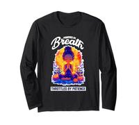 Powered BY Breath THROTTLED BY Patience Maglia a Manica