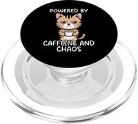 Powered By Caffeine And Chaos PopSockets PopGrip per MagSafe
