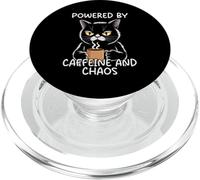 Powered By Caffeine And Chaos PopSockets PopGrip per MagSafe