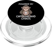 Powered By Caffeine And Chaos PopSockets PopGrip per MagSafe
