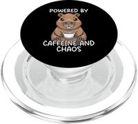 Powered By Caffeine And Chaos PopSockets PopGrip per MagSafe