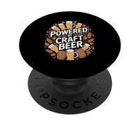 Powered By Craft Beer Brew Lover tazze PopSockets PopGrip Adesivo