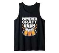 Powered By Craft Beer Drink Lover Tazze Canotta