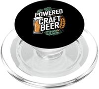 Powered By Craft Beer Hops Bicchiere d'orzo PopSockets PopGrip per MagSafe