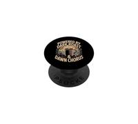 Powered by Dark Roast Dawn Chorus Birdwatching PopSockets PopGrip Adesivo
