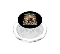 Powered by Dark Roast & Dawn Chorus uccelli caffè PopSockets PopGrip per MagSafe
