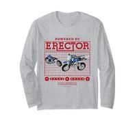 Powered By Erector 5-in-1 Modello Moto Retro Maglia a Manica