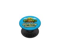 Powered By Gardening and Sunshine Funny PopSockets PopGrip Adesivo