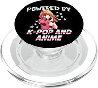 Powered by K-pop And Anime - Japan Korean Kpop Lovers Fans PopSockets PopGrip per MagSafe