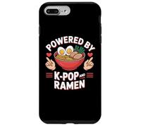 Powered by K-pop and Ramen Kpop Merch Japanese noodle Custodia per iPhone 7 Plus/8 Plus