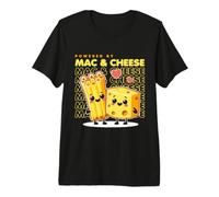 Powered By Mac & Cheese Maglietta Premium