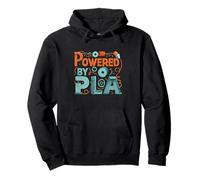 Powered BY PLA 3D Printer Filament Maker Enthusiast Felpa con Cappuccio