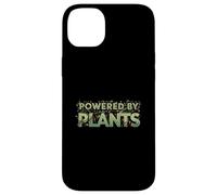 Powered By Plants Vegan Lifestyle Botanical Design Custodia per iPhone 14 Plus