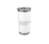 Powered By Prayer Bicchiere termico in acciaio inox doppia parete