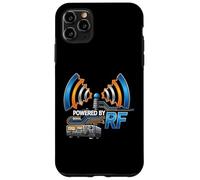 Powered By RF Radio Communication Signal Tech Custodia per iPhone 11 Pro Max