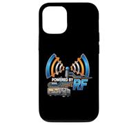 Powered By RF Radio Communication Signal Tech Custodia per iPhone 12/12 Pro
