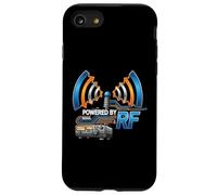 Powered By RF Radio Communication Signal Tech Custodia per iPhone SE (2020) / 7/8