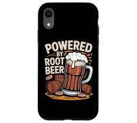 Powered By Root Beer Barrel Mug Fun Custodia per iPhone XR