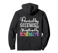 Powered by Science Rafforzato dalla protesta della DIVERSITÀ Felpa con Cappuccio