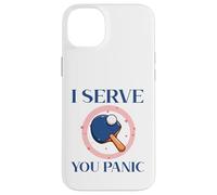 Powered By Spin & Bad Decisions Funny Retro Table Tennis Custodia per iPhone 14 Plus