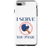 Powered By Spin & Bad Decisions Funny Retro Table Tennis Custodia per iPhone 7 Plus/8 Plus