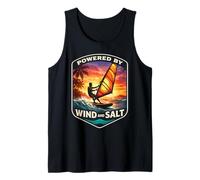 Powered By Wind And Salt Windfurfer Windsurf Amante Scherzo Canotta