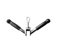 powerfeng Barra a V per tricipiti, barra rotante per allenamento della forza a casa, con impugnature in gomma, accessori LAT Pull Down Machine LAT