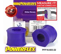 Powerflex Ant. Barra Rollio Al Telaio Spazzole 22mm per Fiat Punto2 99-05