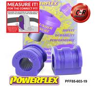 Powerflex Anteriore Bronzine Barra Antirollio 19mm per Skoda Fabia 5J 2008-