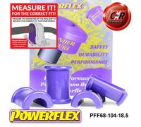 POWERFLEX Road Series Bronzina cuscinetto Barra stabilizzatrice Gommino Barra PU