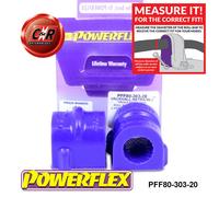 Powerflex Anteriore o,Supporto Spazzole 20mm per Vauxhall Manta B 82-1988