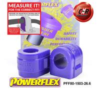 Powerflex Fr Roll Bar Bushes 26.6Mm Per Buick LaCrosse Mk2 10-16 Pff80-1503-26.6