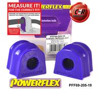 Powerflex Anteriore Rollio Bronzine Barra Per Forester Sg Scarpe (2002-2008)