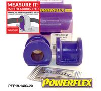 Powerflex Anteriore Barra Rollio Supporti 20mm per Ford Escort Mk2 (74-81)