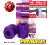 Powerflex Anteriore o,Supporti 27mm per BMW 5 Series E28 (82-88) PFF5-310-27