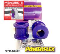 Powerflex Anteriore Barra Stabilizzatrice Supporti 22mm Per Ford Capri (69-1986)