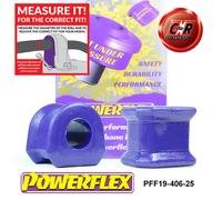 Powerflex Anteriore Barra Stabilizzatrice Supporti 25mm per Ford Capri (69-86)