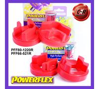 Powerflex Anteriore + Basso Diesel Supporto Motore Protezioni per Saab