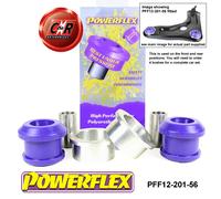 Powerflex Road Anteriore Braccio Boccole Posteriori per Citroen C3 III (16on)